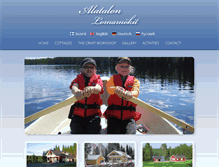 Tablet Screenshot of alatalonlomamokit.fi